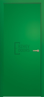 Дверь Rainbow, цвет зеленый RAL, глухая - фото 1
