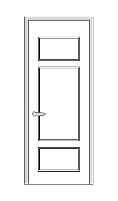 Дверь Velmi 03-709, цвет патина с серебром