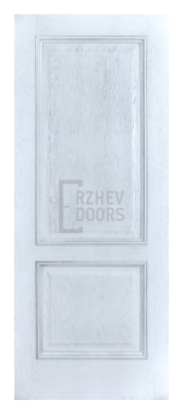 Дверь Velmi 01-709, цвет белая патина с серебром, глухая - фото 2