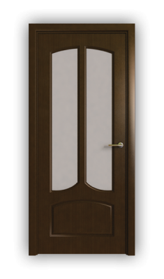 Дверь Classic 621, цвет дуб тон 46, остекленная