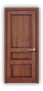 Дверь из массива сосны ECO 4313, покрытие - светло-коричневый лак, глухая - фото 1