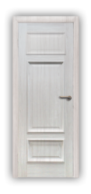 Дверь Velmi 03-801, цвет белый ясень, глухая - фото 1