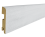 Плинтус напольный, цвет патина белая с серебром - превью фото 1