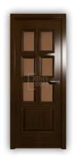 Дверь Velmi 09-146, цвет дуб тон 46, остекленная