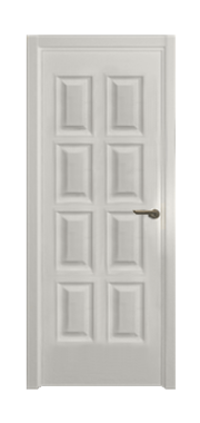 Дверь Velmi 10-603, цвет белая эмаль, глухая - фото 1