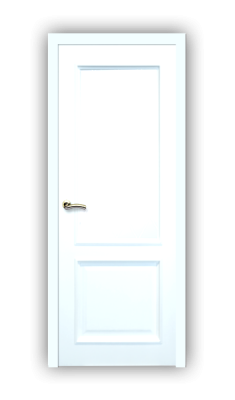 Дверь Velmi 01-603, цвет эмаль белая, остекленная
