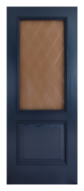 Дверь Velmi 01-104, антрацит, остекленная - фото 2