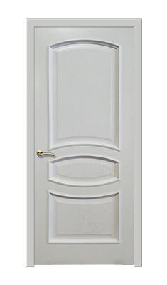 Дверь Elegance 02, цвет белая эмаль, глухая