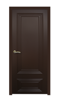 Дверь Lusso 01-604, цвет шоколад, глухая