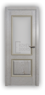 Дверь Velmi 01-701, цвет золотая патина, остекленная - фото 1