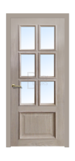 Дверь Velmi 09-105, цвет БЕЖ, остекленная
