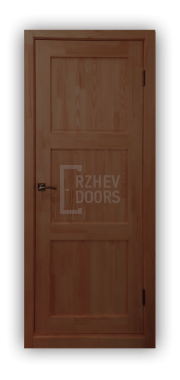 Дверь ECO 9331, покрытие - светло-коричневый лак, глухая - фото 1