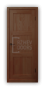 Дверь ECO 9331, покрытие - светло-коричневый лак, глухая - превью фото 1