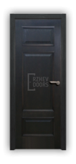 Дверь Velmi 03-123, цвет дуб черный, глухая