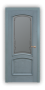 Дверь Elegance 01, цвет серая патина, остекленная - превью фото 1