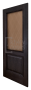 Дверь Velmi 01-123, цвет дуб черный, остекленная - превью фото 3