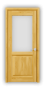 Дверь из массива сосны ECO 4211, покрытие - прозрачный лак, остекленная - превью фото 1
