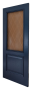Дверь Velmi 01-104, антрацит, остекленная - превью фото 3