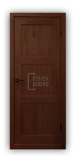 Дверь ECO 9341, покрытие - темно-коричневый лак, глухая