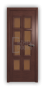 Дверь Velmi 10-221, цвет сапели, остекленная - превью фото 1
