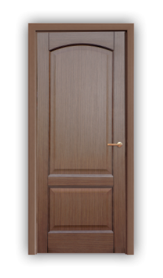 Дверь Neoclassic 818, цвет орех, глухая
