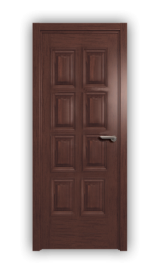 Дверь Velmi 10-221, цвет сапели, глухая