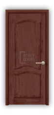 Дверь из массива сосны ECO 4234, покрытие темно-коричневый лак, глухая