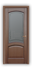 Дверь Neoclassic 828, цвет орех, остекленная