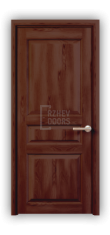 Дверь из массива сосны ECO 4314, покрытие - темно-коричневый лак, глухая