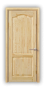 Дверь из массива сосны ECO 4220, без покрытия, глухая - превью фото 1