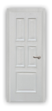 Дверь Velmi 07-801, цвет белый ясень, глухая - фото 1